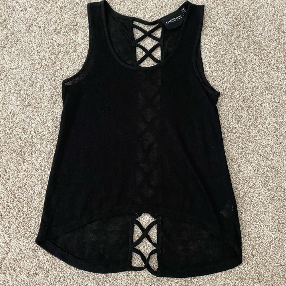 MINK PINK nordstrom womens top black XS